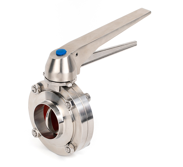 Welded butterfly valve (stainless steel handle)